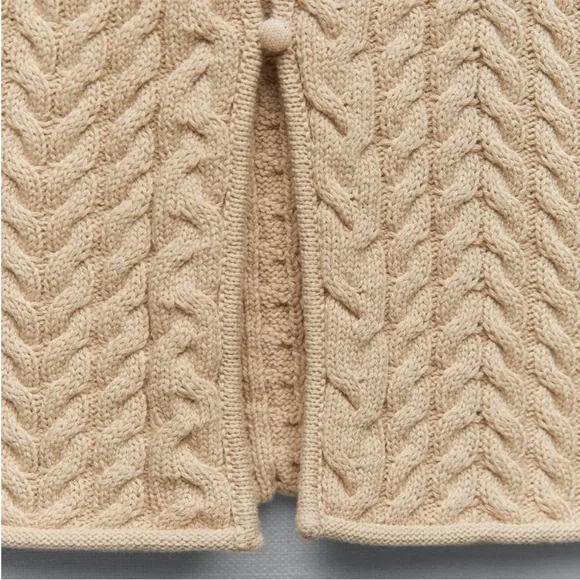 Zara Cable Knit Top - Picture 3 of 7